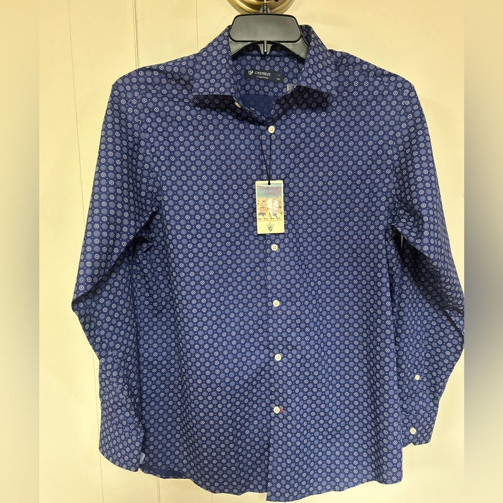 NWT Men’s Size M/38 Cremieux Button Long Sleeved Shirt